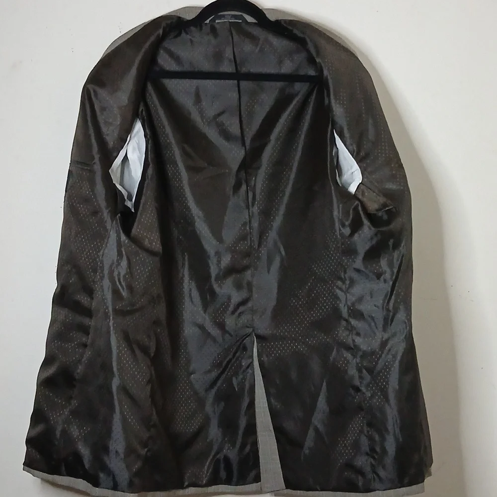 Haggar Mens Plaid‎ Coat Blazer Size 46L